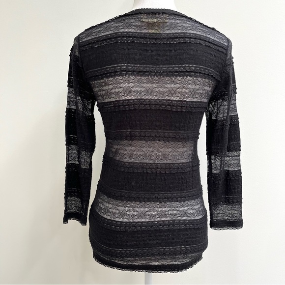 Denim & Supply Ralph Lauren Black Lace Top - Picture 3 of 8